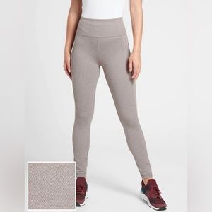Athleta Size 3X Delancey Herringbone Tight Legging - Light Asphalt - NWT